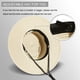 thumbnail image 5 of Sombrero para el sol Hat Lanzom UPF50+ de ala ancha de paja para el sol, color beige, 5 of 7