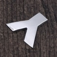 thumbnail image 4 of unbranded 3D Etiqueta Metálica En Plata Adhesivo Fácil De Poner Y Quitar Sin Daño, 4 of 8