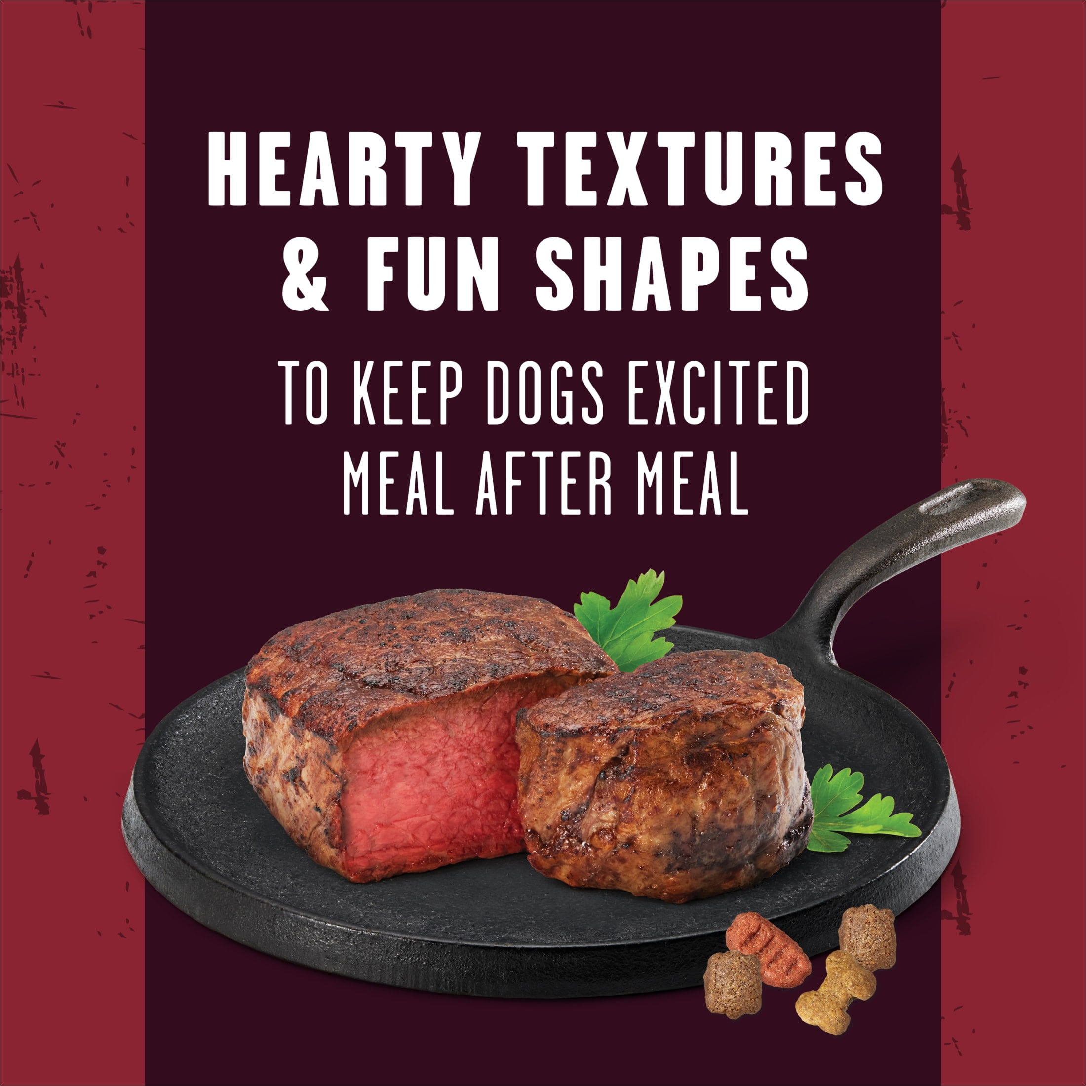 Purina ALPO Prime Cuts Savory Beef Flavor Dry Dog Food, 14 lb.