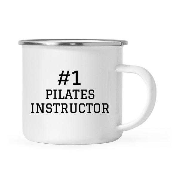 Koyal Wholesale Campfire Coffee Mug Thank You Gift, #1 Pilates Instructor, Set of 1