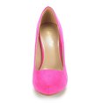 thumbnail image 3 of DREAM PAIRS Tiffany Women's New Classic Elegant Versatile Low Stiletto Heel Dress Platform Pumps Shoes TIFFANNY FUCHSIA/SUEDE Size 10, 3 of 3