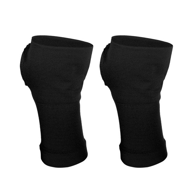 Par de muñequeras, muñequeras de compresión, muñequeras elásticas finas para mujeres y hombres, negro, talla XL