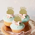 thumbnail image 2 of Brillante Ahueco Gloria Feliz Cumpleaños Glaseado de tarta Decoración para Bizcocho oro, 2 of 9