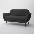 thumbnail image 3 of Artdeco Home Oakland Loveseat Sofa, Charcoal, 3 of 7