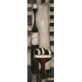 thumbnail image 2 of Combs, Joyce 9x18 Gold Ornate Wood Framed with Double Matting Museum Art Print Titled - Tribal Texture I, 2 of 4