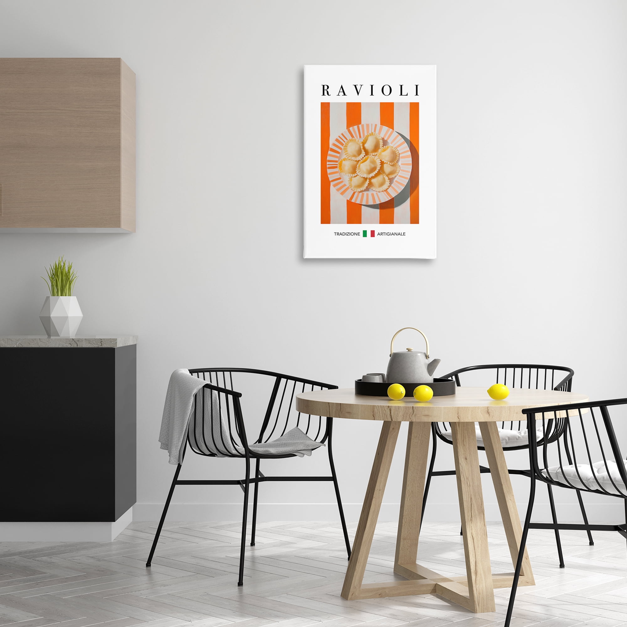 Stupell Industries Traditional Ravioli Pasta Food & Beverage Painting Wrapped Canvas Canvas Art Print Wall Art, 20 x 30