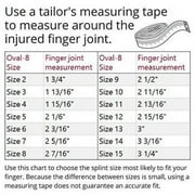3-Point Products Oval-8 Finger Splint, L
