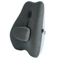 thumbnail image 1 of Ltdhehe Ergonomic Lumbar Support Cushion Memory Foam Back Pillow For Chair Comfort And Posture, 1 of 7