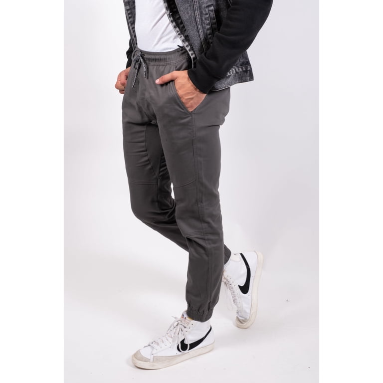Twill Jogger Joggers With Side Pockets Walmart Boy's Slim Fit Cotton Stretch Twill Joggers With Side Pockets  Contrast Trim Drawstring