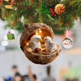 thumbnail image 1 of BotaniNest Animals Animal Hut – Warm Animal Decorative 2D Acrylic Animal Figurines Suitable For Home And Parties, 1 of 4