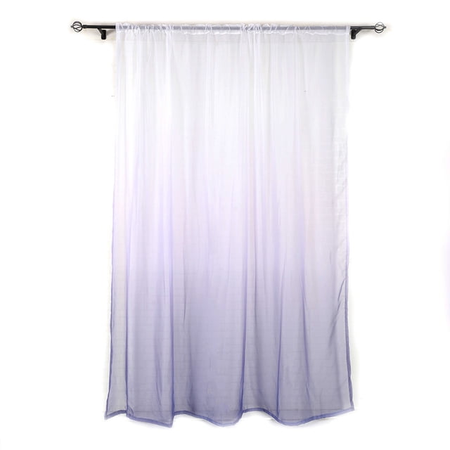 Gradient Sheer Curtain Tulle Window Voile Drape Valance 1 Panel Fabric