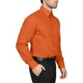 thumbnail image 2 of Men's Berlioni Long Sleeve Regular Fit Classic Button Up Solid Dress Shirt, 2 of 5