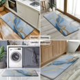 thumbnail image 6 of Blue Marble Gold Wave Pattern Kitchen Rug Mat,Kitchen Runner Rugs Non Skid Washable,Decorative Kitchen Floor Mats for Kitchen,Sink,Laundry,17"x47.2", 6 of 7