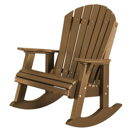 Wildridge Heritage High Fan Back Plastic Patio Rocker Chair