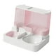 thumbnail image 1 of Alimentador dispensador de agua para mascotas Fernando 2 en 1 cuenco rosa, 1 of 8
