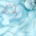 thumbnail image 4 of 1 caja de 100 extensiones para collar de acero inoxidable dorado, cadena de eslabones, extensores de joyería para hacer joyas y manualidades., 4 of 9