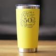 thumbnail image 2 of Bevvee Insulated Travel Tumbler 20 oz Cheers 50 Years 50th Birthday Gifts Tumblers, 2 of 4