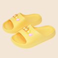 thumbnail image 5 of Fnooota Girls Slide Sandals, Soft Sole Slip On Non Slip Open Toe Summer Shoes Yellow Size 1-1.5(Big Kids), 5 of 6