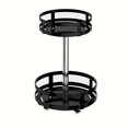 thumbnail image 1 of CAROOTU Support de Rangement en Métal pour Condiments Rotatif à 360° Plateau Tournant Multi-Couches Contenant à Épices Fournitures de Cuisine, 1 of 7