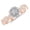 rose-gold, variant on 3 Carat LAB GROWN DIAMOND Vintage Eternity Love Twisting Split Shank Round Cut Diamond Engagement Ring W/Milgrain(G-H Color VS1-VS2 Clarity 2.5 Ct Center) White Gold Size:5