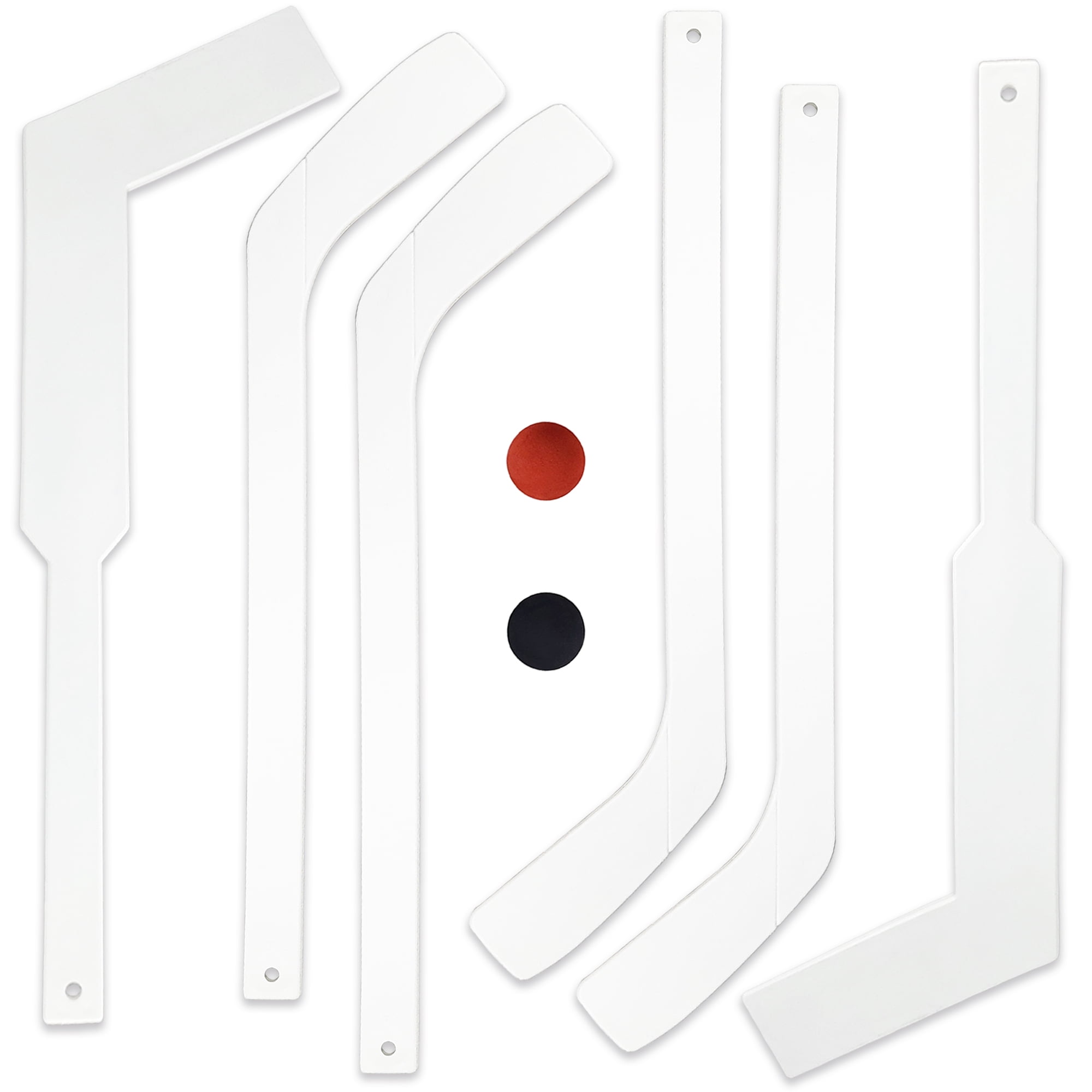 Siruishop Ensemble De Bâtons De Hockey Pour Enfants Balles De Hockey Extérieures Jouets De Sport Portables Pour Entraînement Fournitures De Fête De Terrain De Jeu Sac PP Pour Jardin De Vacances