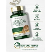 Turkey Tail Mushroom Extract | 1200mg | 200 Capsules | by Carlyle