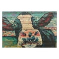 thumbnail image 2 of Empire Art Direct "Curious Cow"Arte de Legno Digital Print on Solid Wood Wall Art Blue 24 x 36, 2 of 5
