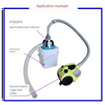 thumbnail image 3 of Dust Collector Cyclone Mini Small Industrial Extractor Woodworking Tool Vacuum Cleaner Filter Separation Home DIY, 3 of 7