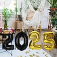 thumbnail image 4 of OUNONA 1Set Aluminum Film Number Balloons Assorted Colors for New Year Party, 4 of 6