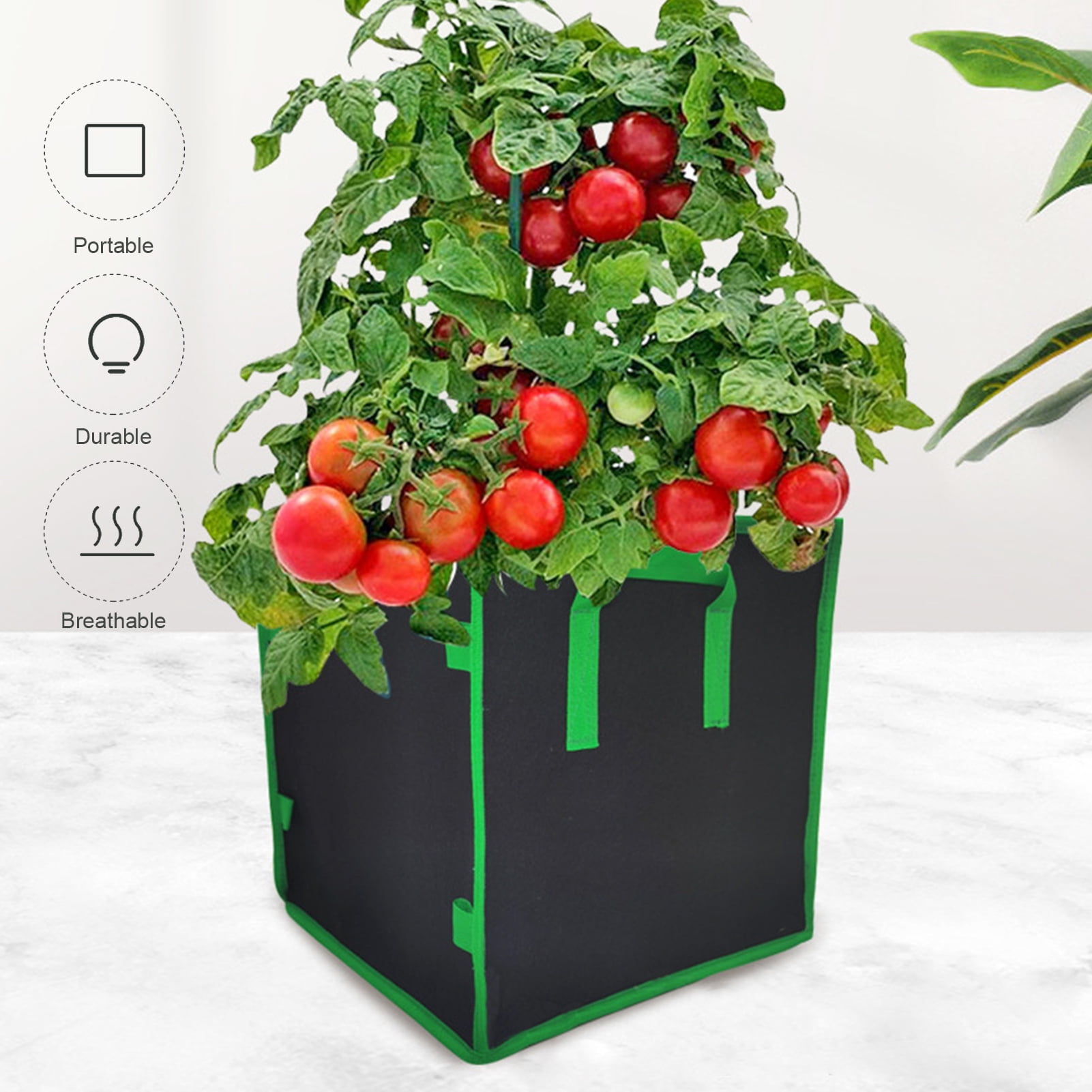 Sanfiyya Rettangolo Grow Bag Planter Piante Felt Borse di Verdure Contenitore Quadrato di Tessuto di impianto Vasi con Le Maniglie Esterna Insalata di Patate Coperta Pomodoro Fiori Giardino Sacchi Sanfiyya Rettangolo Grow Bag Planter Piante Felt Borse di Verdure Contenitore Quadrato di Tessuto di impianto Vasi con Le Maniglie Esterna Insalata di Patate Coperta Pomodoro Fiori Giardino Sacchi