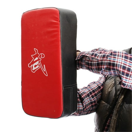 Rectangle Focus Leather Adult Boxing Kick Shield Target MMA Muay Thai Pad Training Pad Punching Training Equipment &