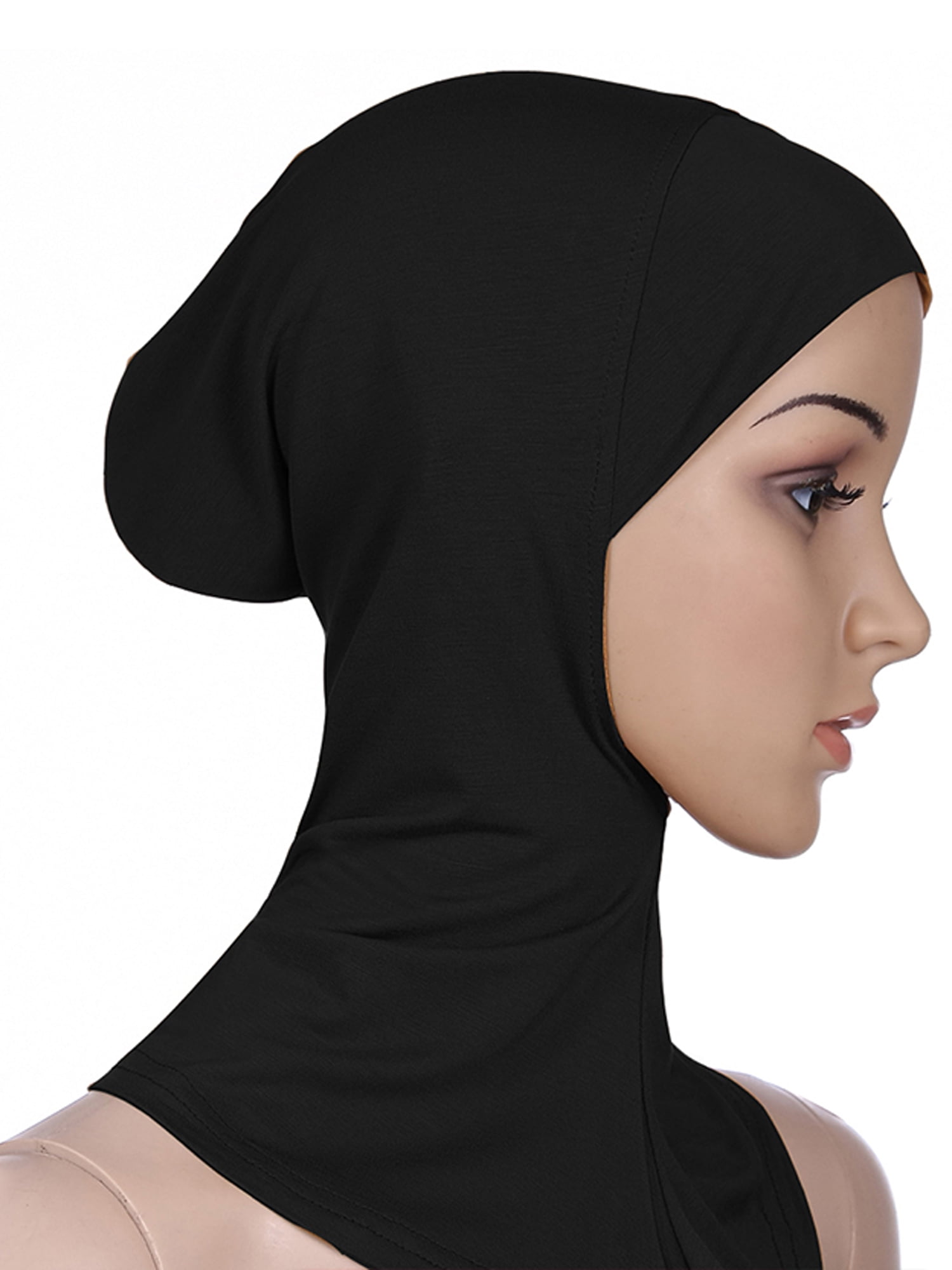 Ladies Under Scarf Hat Cap Bone Bonnet Ninja Hijab Islamic Neck Cover Muslim 