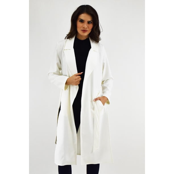 Gabardina con Cinto Roman Fashion Juvenil 1180 Blanco