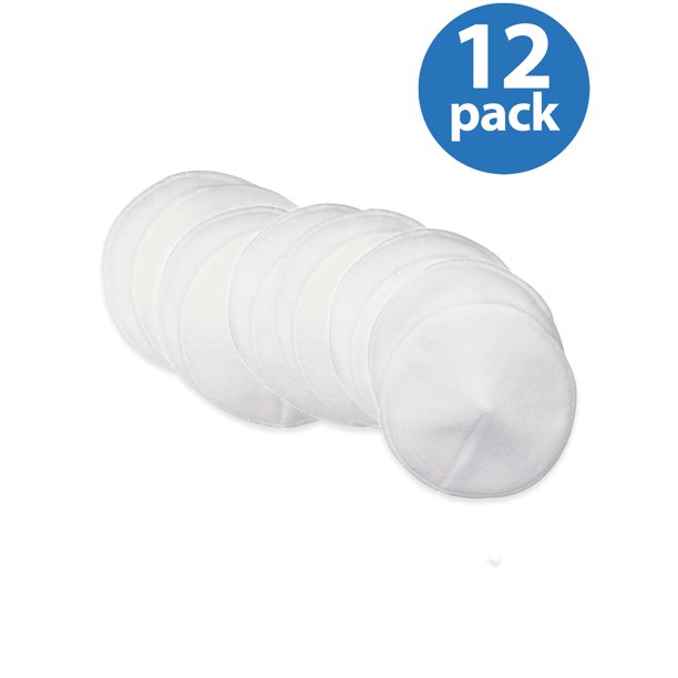 Loving Moments By Leading Lady Washable Nursing Pads 12Pack