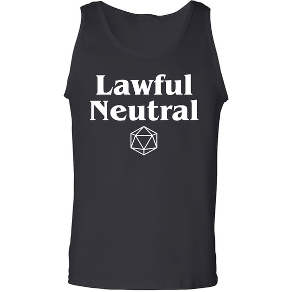 Lawful Neutral Adult Tank Top