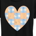 thumbnail image 3 of Instant Message - Patchwork Quilt Heart - Women's Short Sleeve Graphic T-Shirt, 3 of 6