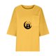 thumbnail image 5 of Xuyuer Women's Imitation Linen 3/4 Sleeve Blouse Crew Neck Summer Casual Tops Loose Fit Plus Size Tops Loose T Shirts Tunic Tops Shirts for Women Oversized Pocket T-shirt Fashionable Top, 5 of 6