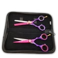 thumbnail image 2 of 6" Salon Hair Cutting Scissors TIJERAS Thinning Barber Shears Razor Kit RAPADA, 2 of 7