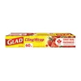 thumbnail image 1 of Glad ClingWrap , Clear Food Wrap, Plastic, 1 of 8