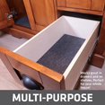 thumbnail image 4 of Drymate Premium XL Under The Sink Mat (24” x 59”), Cabinet Protection Mat, Shelf Liner - Absorbent/Waterproof/Slip-Resistant - Machine Washable, Durable (Made in The USA) (Charcoal, 4 of 7