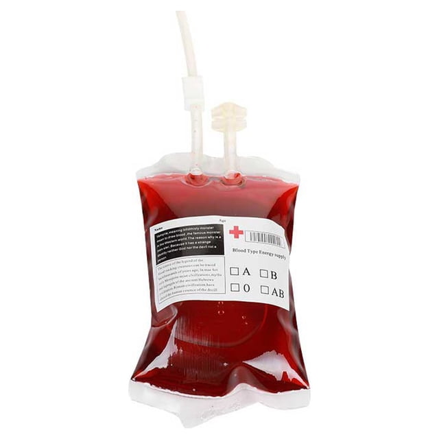 Monstrate Bolsa de sangre de Halloween de 350ML, bolsas universales de PVC para bebidas energéticas a prueba de fugas, accesorio portátil para Kits de decoración para fiestas