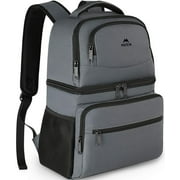 Cooler Backpack 26 Cans Insulated Backpack Cooler Leakproof Double Deck Cooler Bag for Men Women