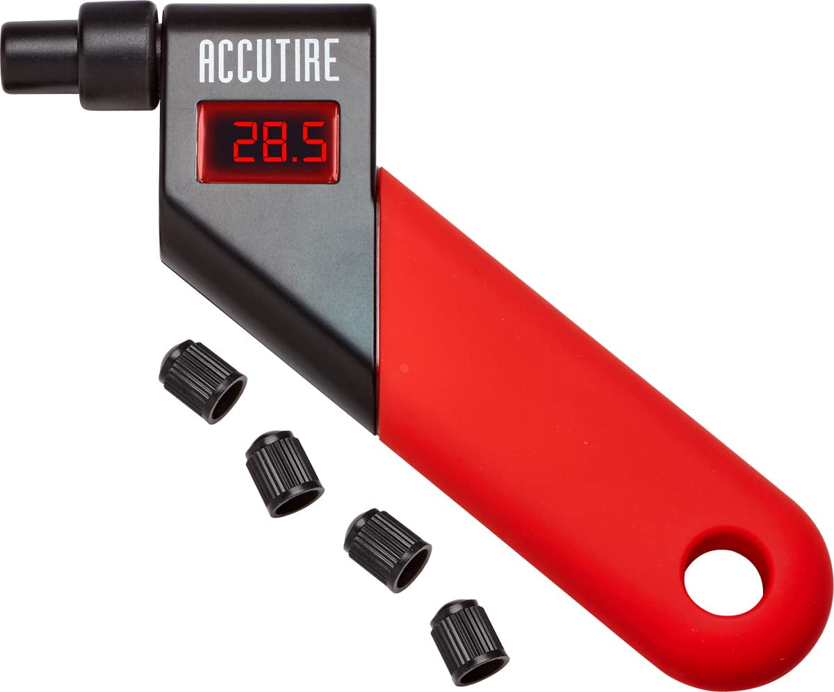 InstallGear Accutire MS4021R Digital Tire Pressure Gauge with 4 Valve