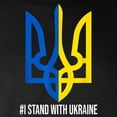 thumbnail image 3 of CafePress - I Stand With Ukraine Flag Supp Long Sleeve T Shirt - Long Sleeve Dark T-Shirt, 3 of 4