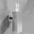 thumbnail image 4 of Oubit Manual Soap Dispenser,Wall Mounted Stainless Steel Lotion Dispenser Liquid Soap Dispenser Compact and Lightweight, 4 of 9