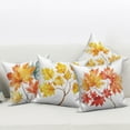 thumbnail image 2 of Pbobriich Fall Leaves Throw Pillow Case 16x16 In 4PCS Autumn Decorative Pillow Cover Linen Pillowcase for Couch Sofa, 2 of 5