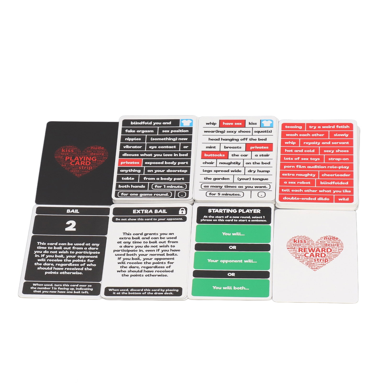 Game Card, Adult Card Game Paper Card Stress Relife Party Board Game Romance For Home For Couples