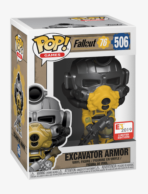 Fallout 76 Funko POP! Games Excavator Armor Vinyl Figure [E3