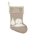 thumbnail image 2 of Overfox Christmas Snowman Santa Elk Bear Printing Xmas Candy Gift Bag Christmas Stockings Socks Fireplace Xmas Tree Decoration, 2 of 5