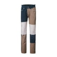 thumbnail image 1 of Honganda Women?s Contrast Color Stitching High-waist Slim Fit Straight Jeans, 1 of 1